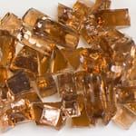 View Reflective Copper Terrazzo Glass